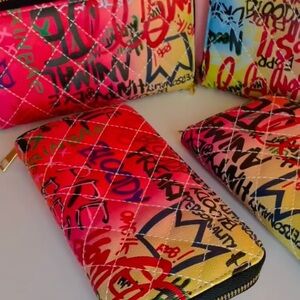 Trendeology Graffiti Wallet NWOT